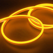 Mini Yellow LED Neon Flex 12V 6x12mm 120LED/m IP65 Waterproof 1cm Cut - ATOM LED