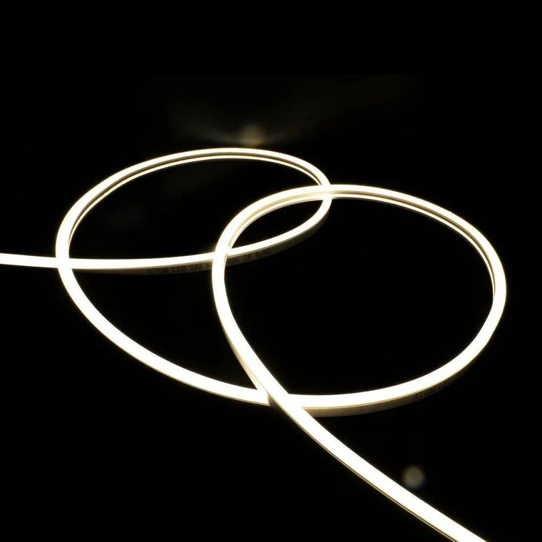 Natural White Neon Flex 4000K 24V 6x12mm IP67 Waterproof 1cm Cut - UK LED Lights