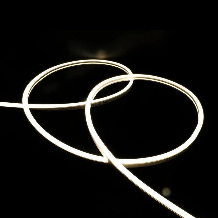 Natural White Neon Flex 4000K 48V 6x12mm IP67 Waterproof 10cm Cut 40m - ATOM LED