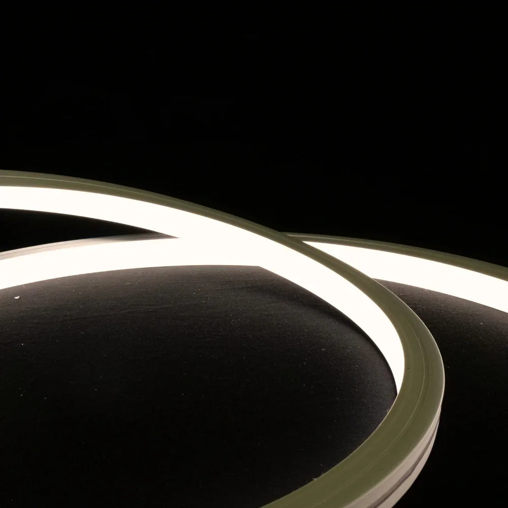 Natural White Neon Flex 4000K 48V 16x16mm Top Bend IP67 Waterproof 50m