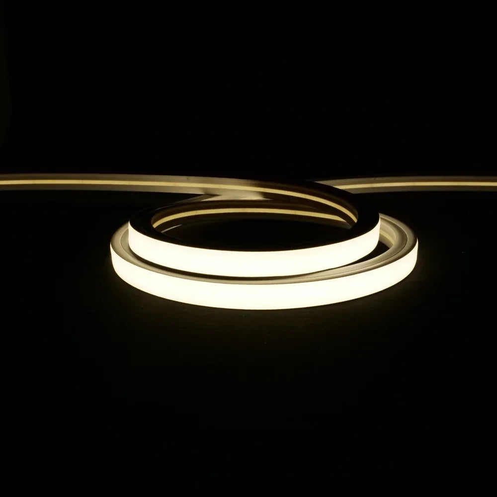 Natural White Neon Flex 4000K 48V 16x16mm Top Bend IP67 Waterproof 50m