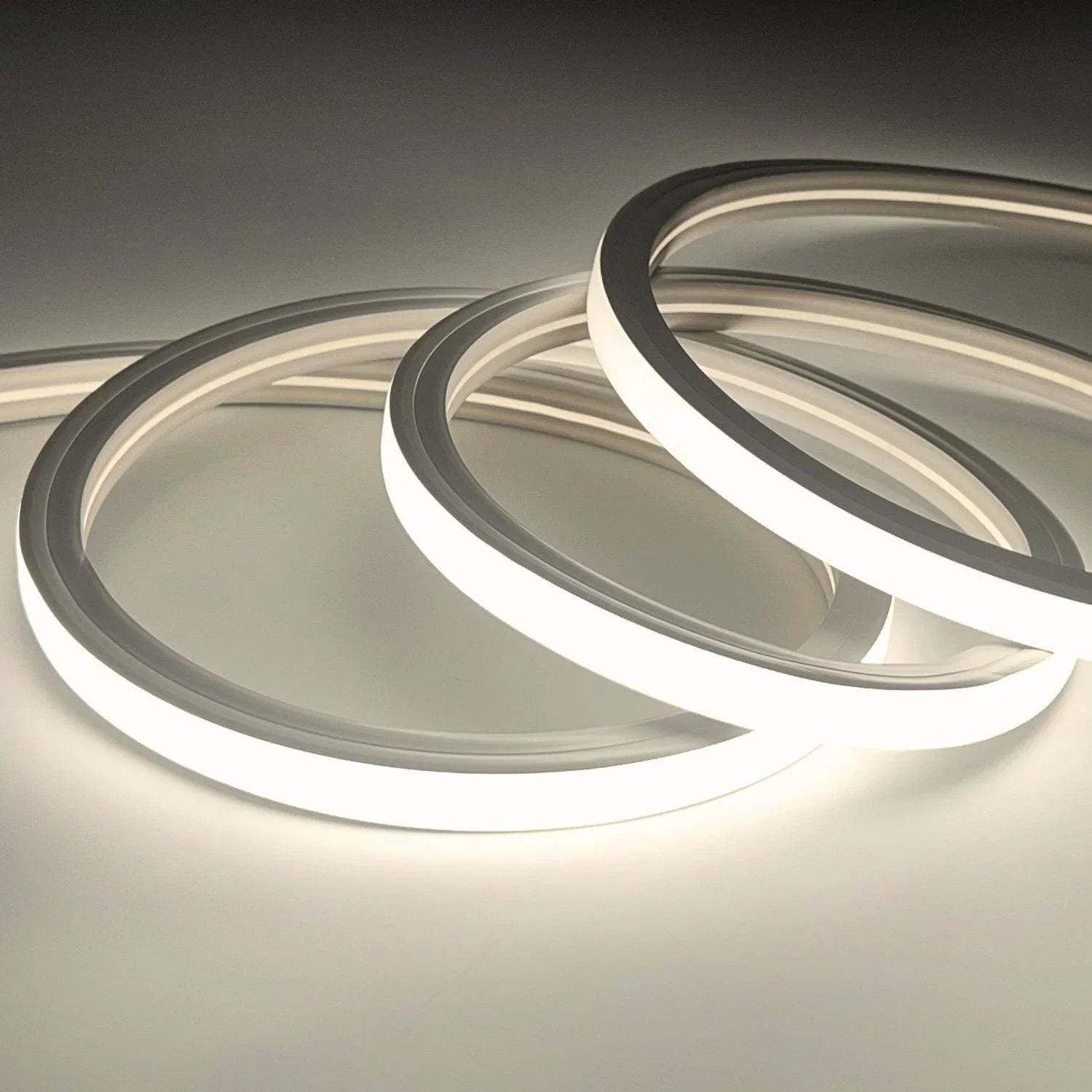 Natural White LED Neon Flex 220V 240V 4000K 220V 240V Top Bending 20cm Cutting IP65 with UK Plug - ATOM LED