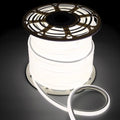 Natural White LED Neon Flex 16x16mm D Shape Vertical Bending 120LEDs/m 220V 240V IP67 Waterproof with UK Plug - ATOM LED
