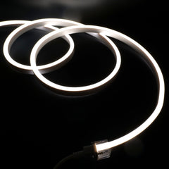 Natural White LED Neon Flex 4000K 24V 10x20mm IP68 Waterproof 10cm Cut