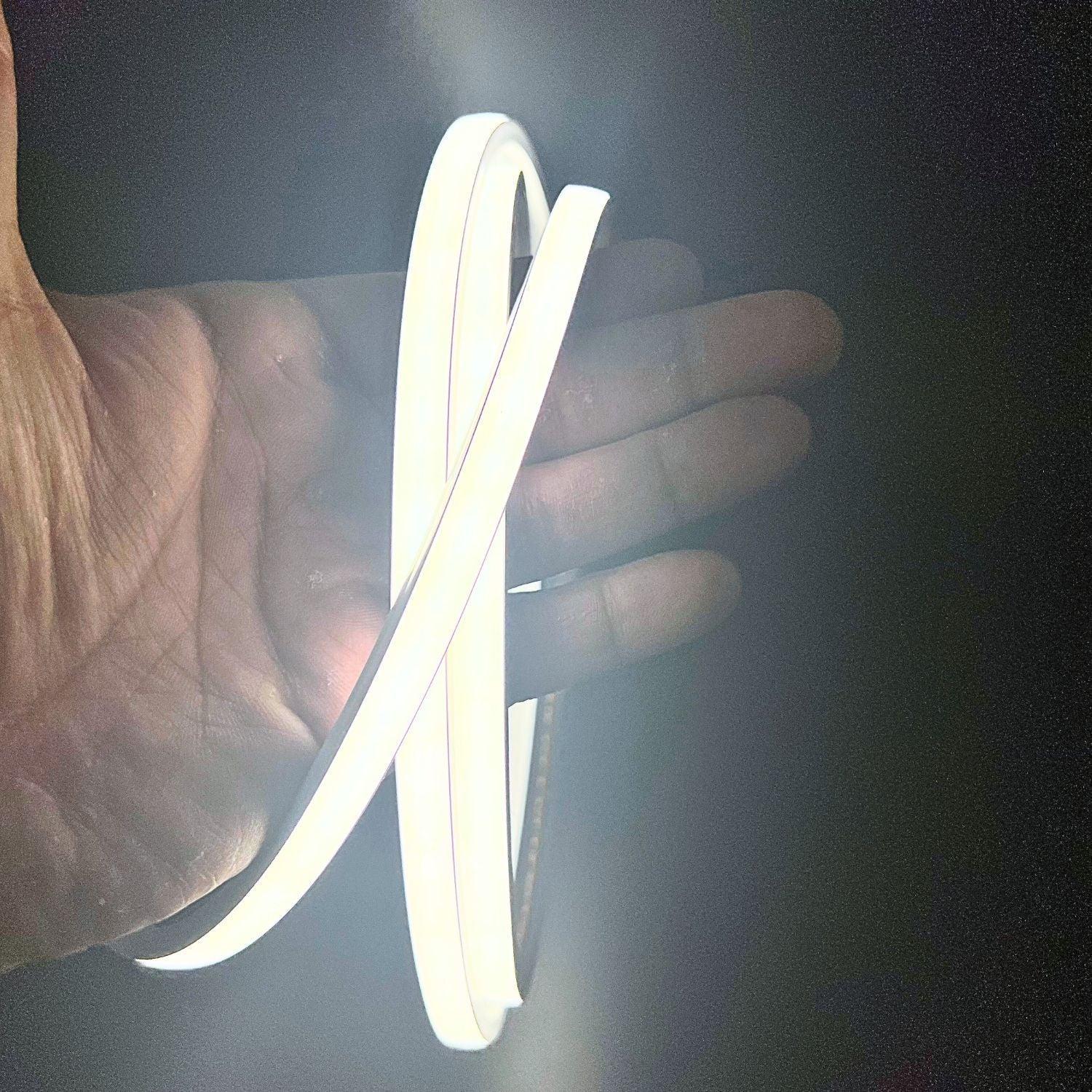 Natural White Neon Flex 4000K 24V Top Bending 10x6mm IP65 Waterproof 280LEDs/m - ATOM LED