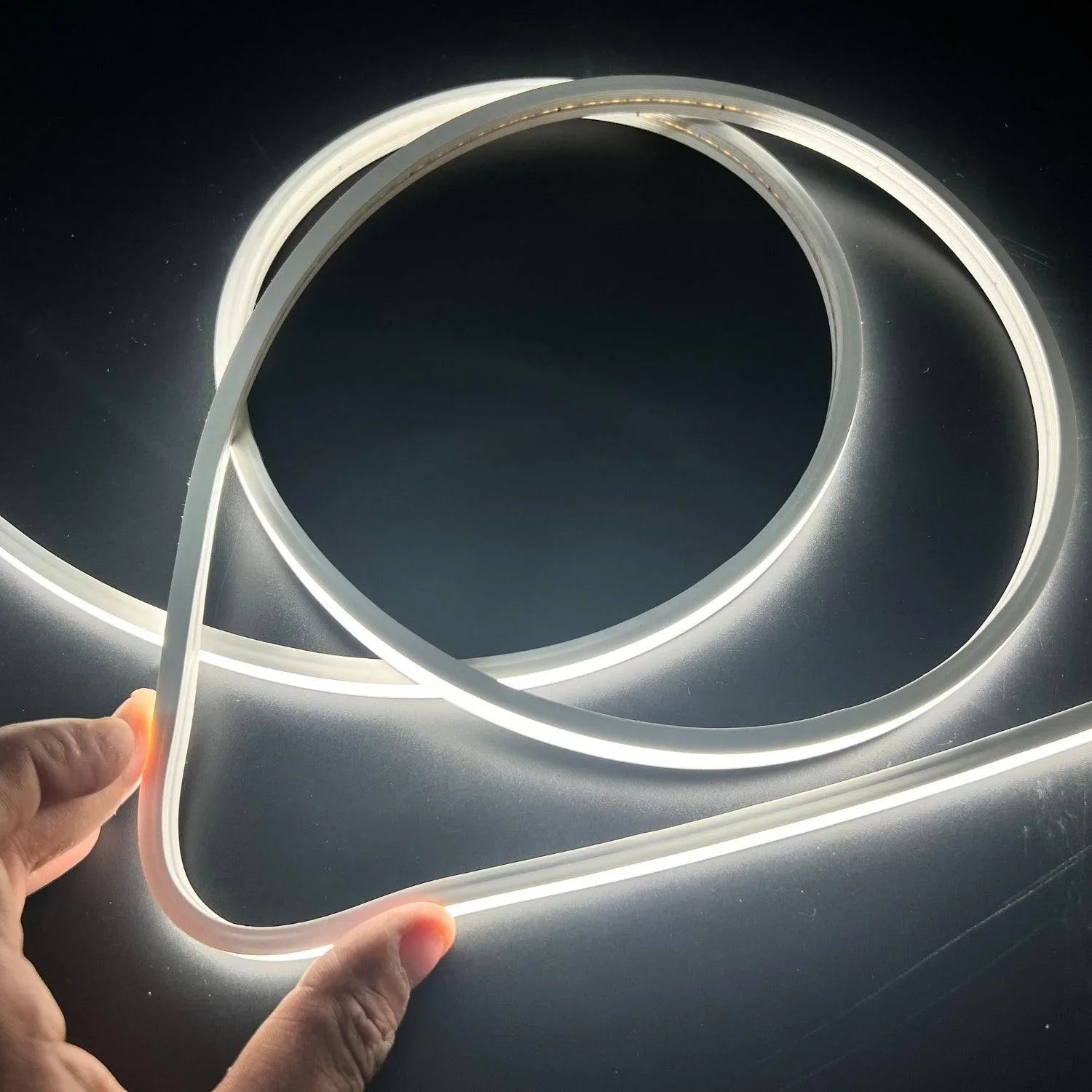 Natural White Neon Flex 4000K 24V Top Bending 10x6mm IP65 Waterproof 280LEDs/m - ATOM LED