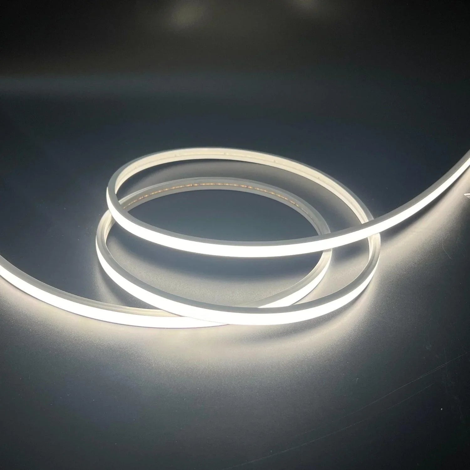 Natural White Neon Flex 4000K 24V Top Bending 10x6mm IP65 Waterproof 280LEDs/m - ATOM LED