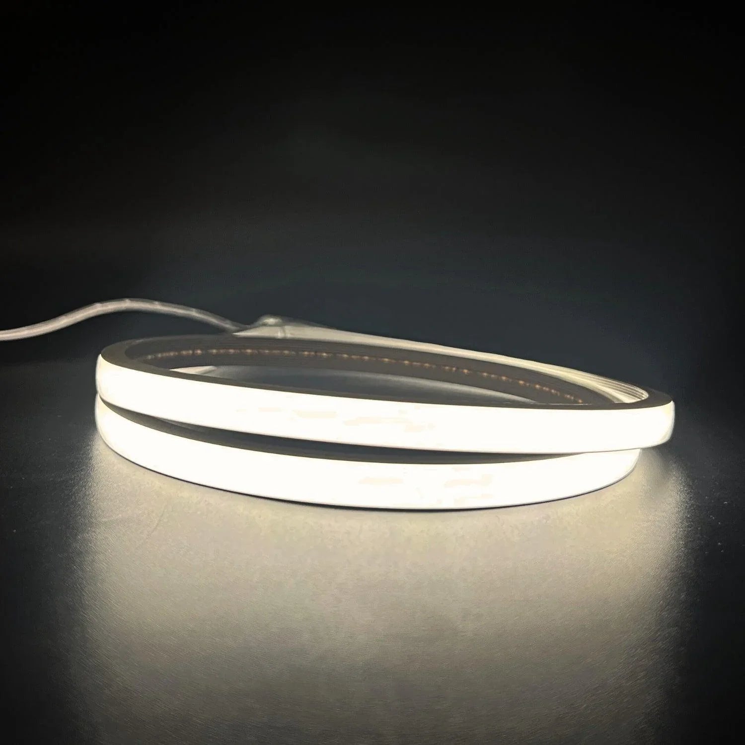 Natural White Neon Flex 4000K 24V Top Bending 10x6mm IP65 Waterproof 280LEDs/m - ATOM LED