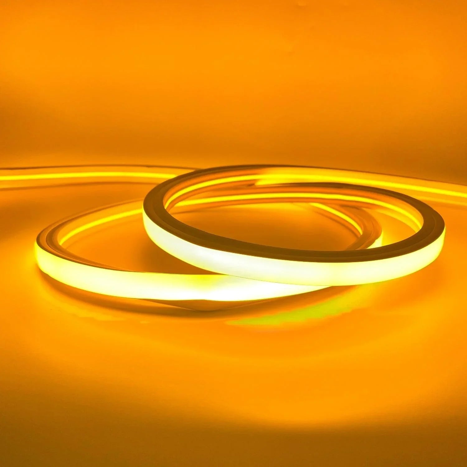 Orange LED Neon Flex 220V 240V Top Bending 20cm Cutting IP65 with UK Plug - ATOM LED
