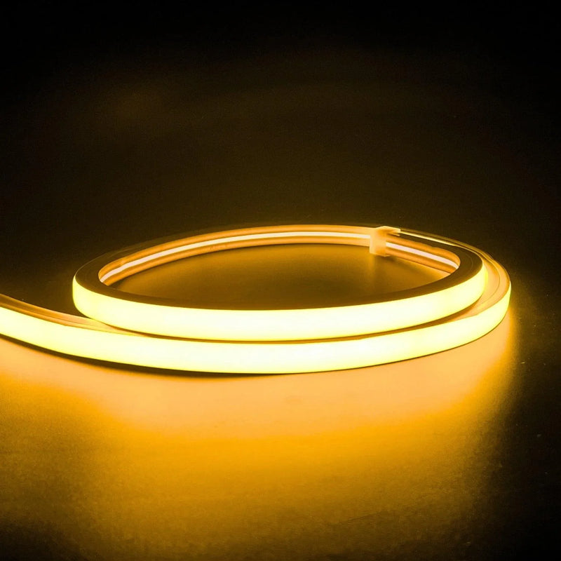 Orange LED Neon Flex 220V 240V Top Bending 20cm Cutting IP65 with UK Plug - ATOM LED