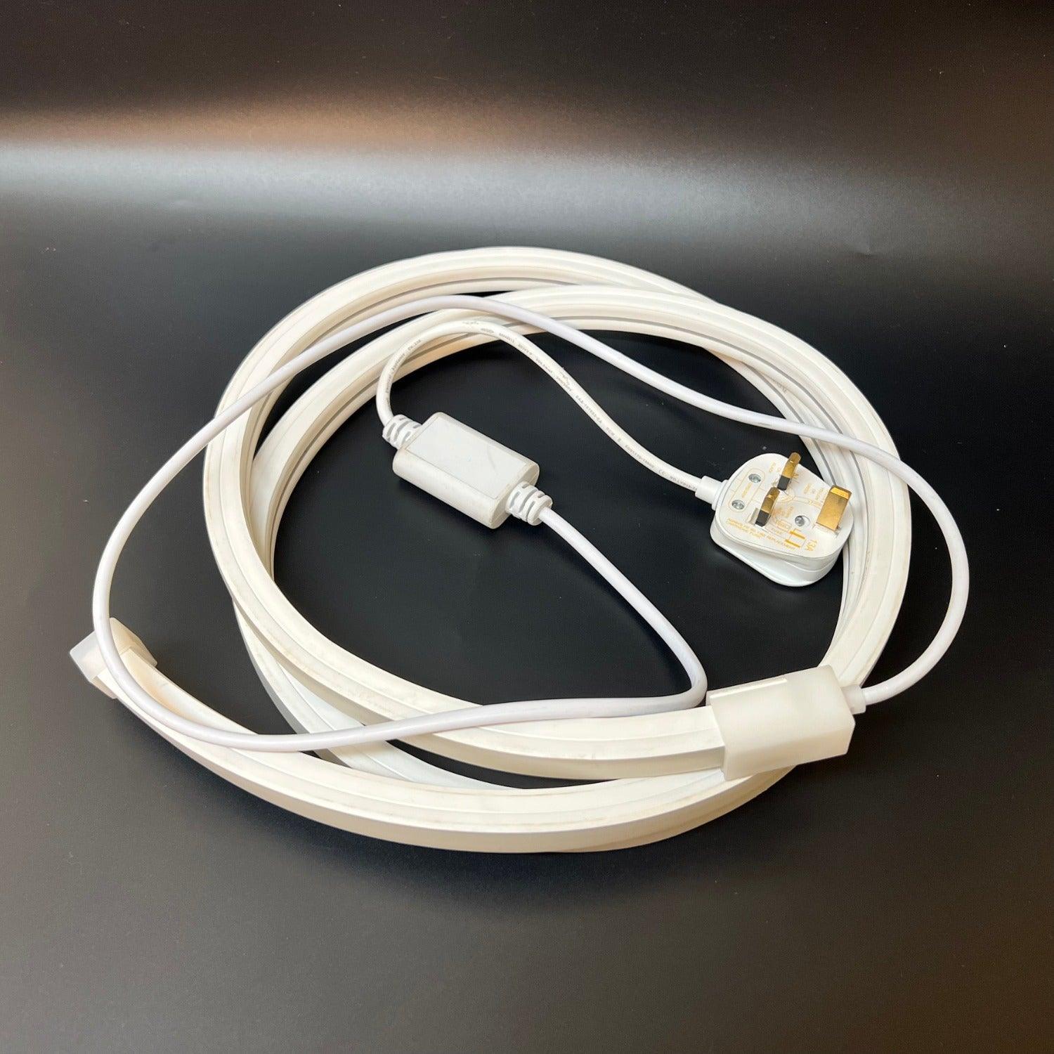 Green LED Neon Flex 220V 240V Flat Shape Top Bending 20cm Cutting IP65 with UK Plug - ATOM LED