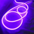 Purple Neon Flex 220V 240V 8x16mm 120LEDs/m IP65 Waterproof with UK Plug — ATOM LED