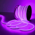 Purple Neon Flex 220V 240V 8x16mm 120LEDs/m IP65 Waterproof with UK Plug — ATOM LED