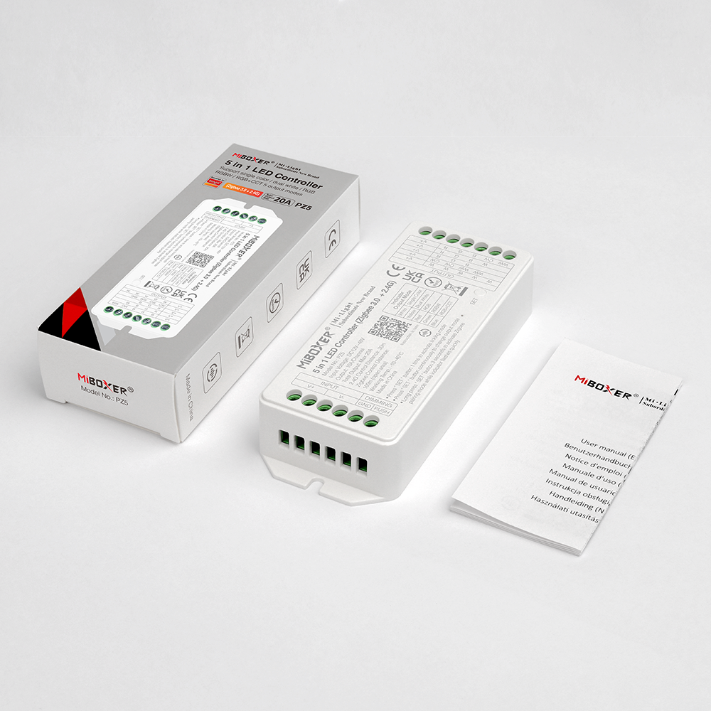 Miboxer 5 in 1 LED Controller (Zigbee 3.0 + 2.4G) Output Max 20A PZ5