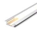 25x7mm recessed LED profile lit warm white through opal diffuser
