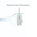 Solid silicone extrusion and IP67 protection of the neon flex body