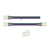 10mm 4-Pin Connectors Kit for RGB COB LED Strip Light IP20