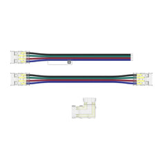10mm 4-Pin Connectors Kit for RGB COB LED Strip Light IP20