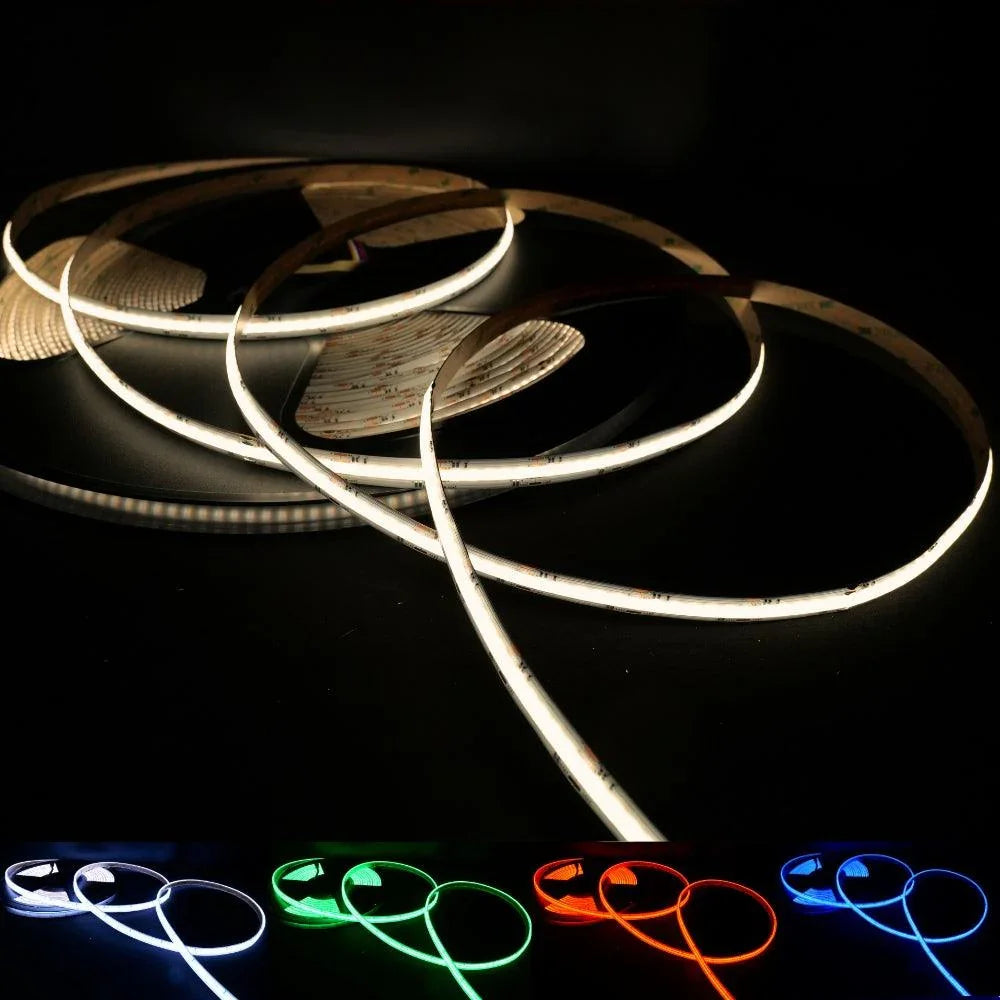 RGB CCT COB LED Strip 24V IP20 non-Waterproof 840 LEDs/m