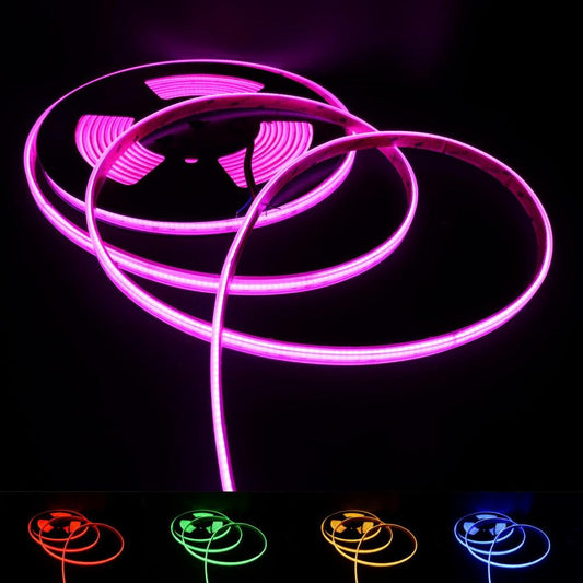 RGB COB LED Strip 24V IP68 Waterproof 840 LEDs/m 5cm Cut