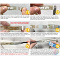 RGB LED Strip Light 220V 240V 120 LEDs/m IP65 Waterproof Kit — ATOM LED