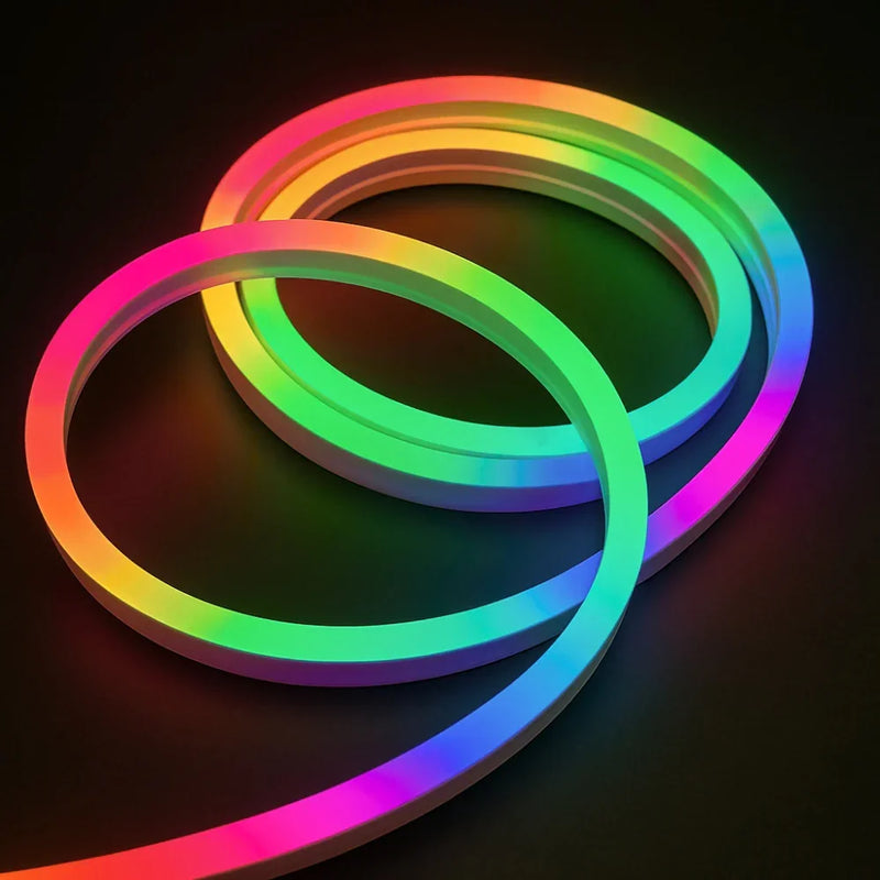 RGB LED Neon Flex 220V 240V 14x25mm IP65 Dimmable with Remote