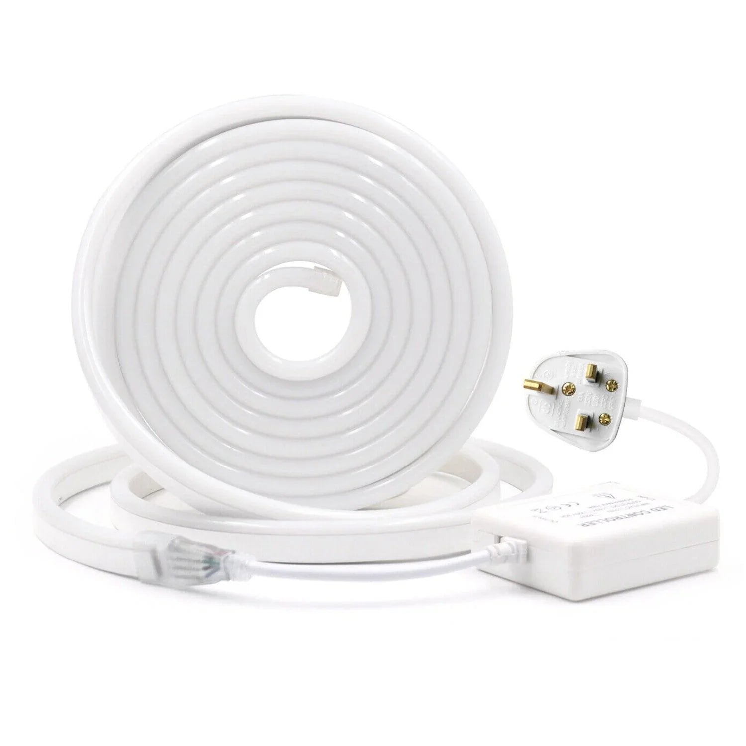 RGB Neon Flex 220V 240V 11x22mm IP65 Waterproof Dimmable Remote Kit