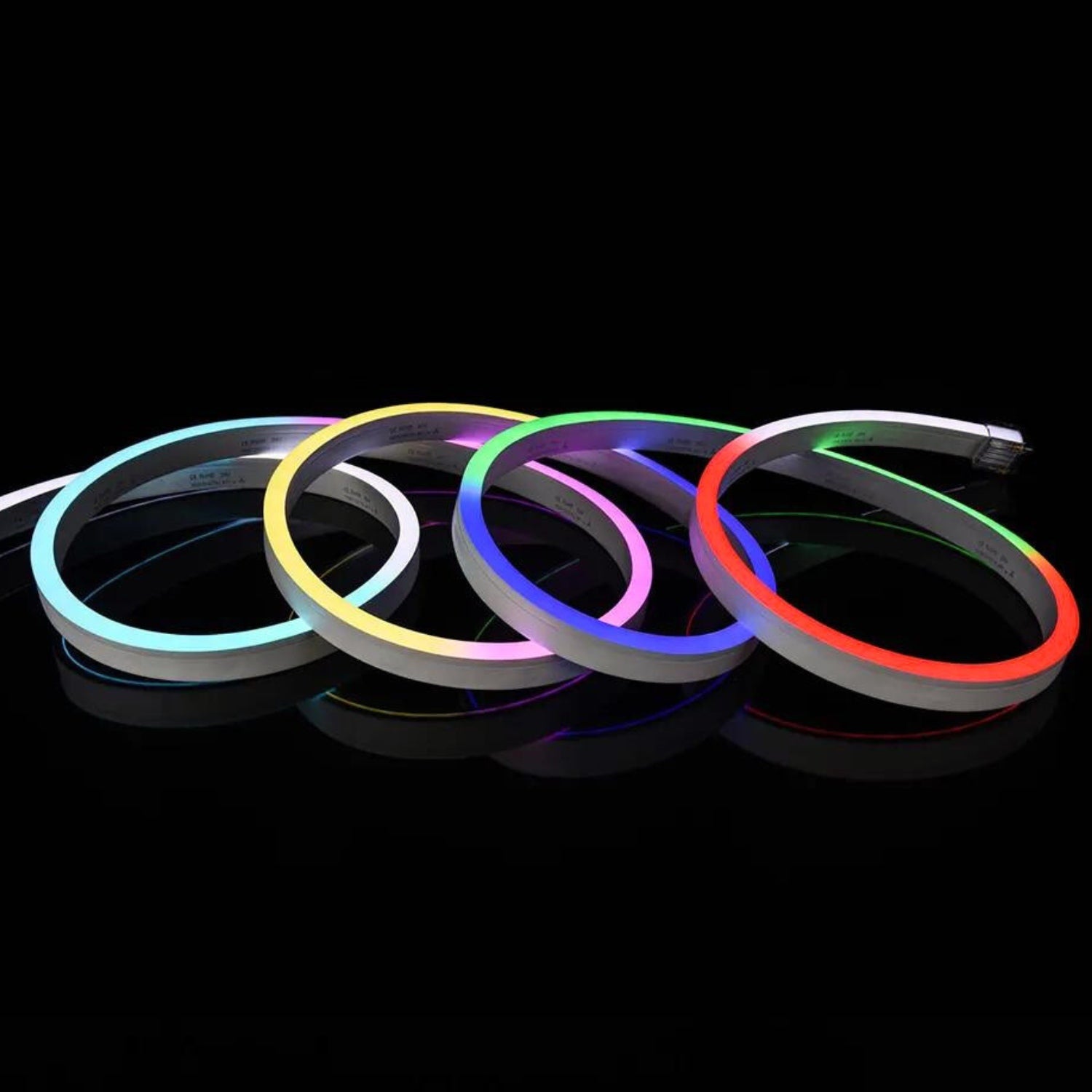 RGB Neon Flex 10x20mm 48V 10x20mm IP68 Waterproof 12.5cm Cut