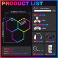RGB Hexagrid LED Hexagon Ultrabright LED Multicolour Hex Lights - Three Hex Grid - ATOM LED