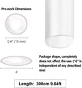 Adhesive Clear Heat Shrink Sleeving - 2:1 Weatherproof Heatshrink Tubing 16-25mm 1 Metre - ATOM LED