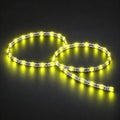 Lemon yellow S-shape bendable LED strip 24V 6mm IP20 1cm cut