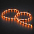 Orange S-shape bendable LED strip 24V 6mm IP20 1cm cut