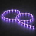 Purple S-shape bendable LED strip 24V 6mm IP20 1cm cut