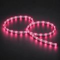 Rose red S-shape bendable LED strip 24V 6mm IP20 1cm cut