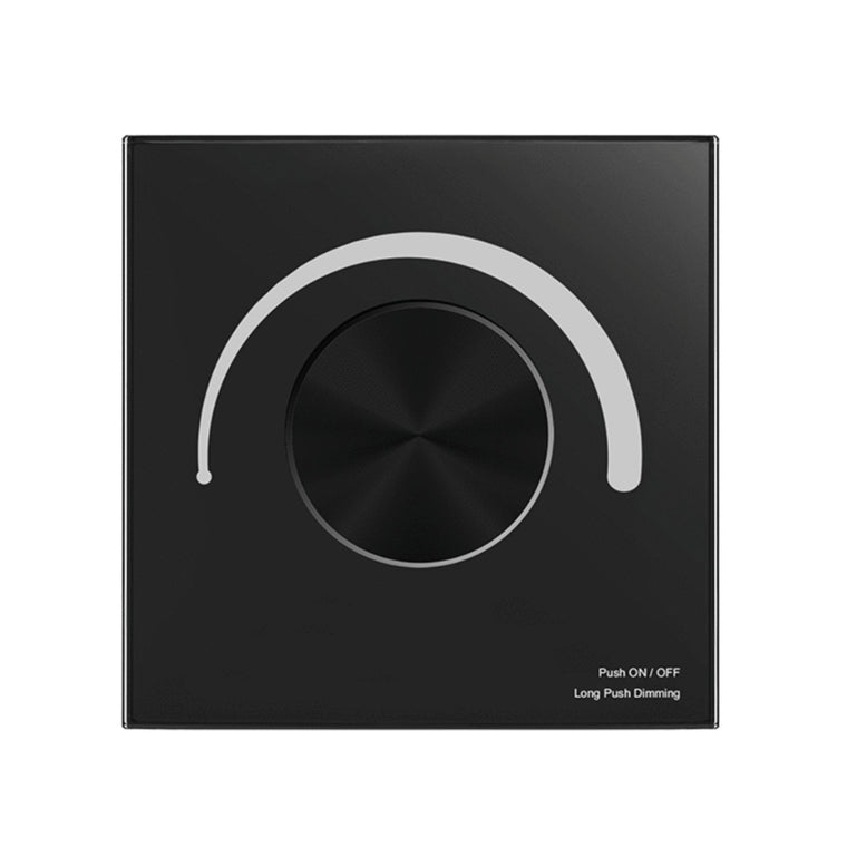 Skydance Rotary Panel WiFi Triac Dimmer TS-K(WT) BLACK — ATOM LED