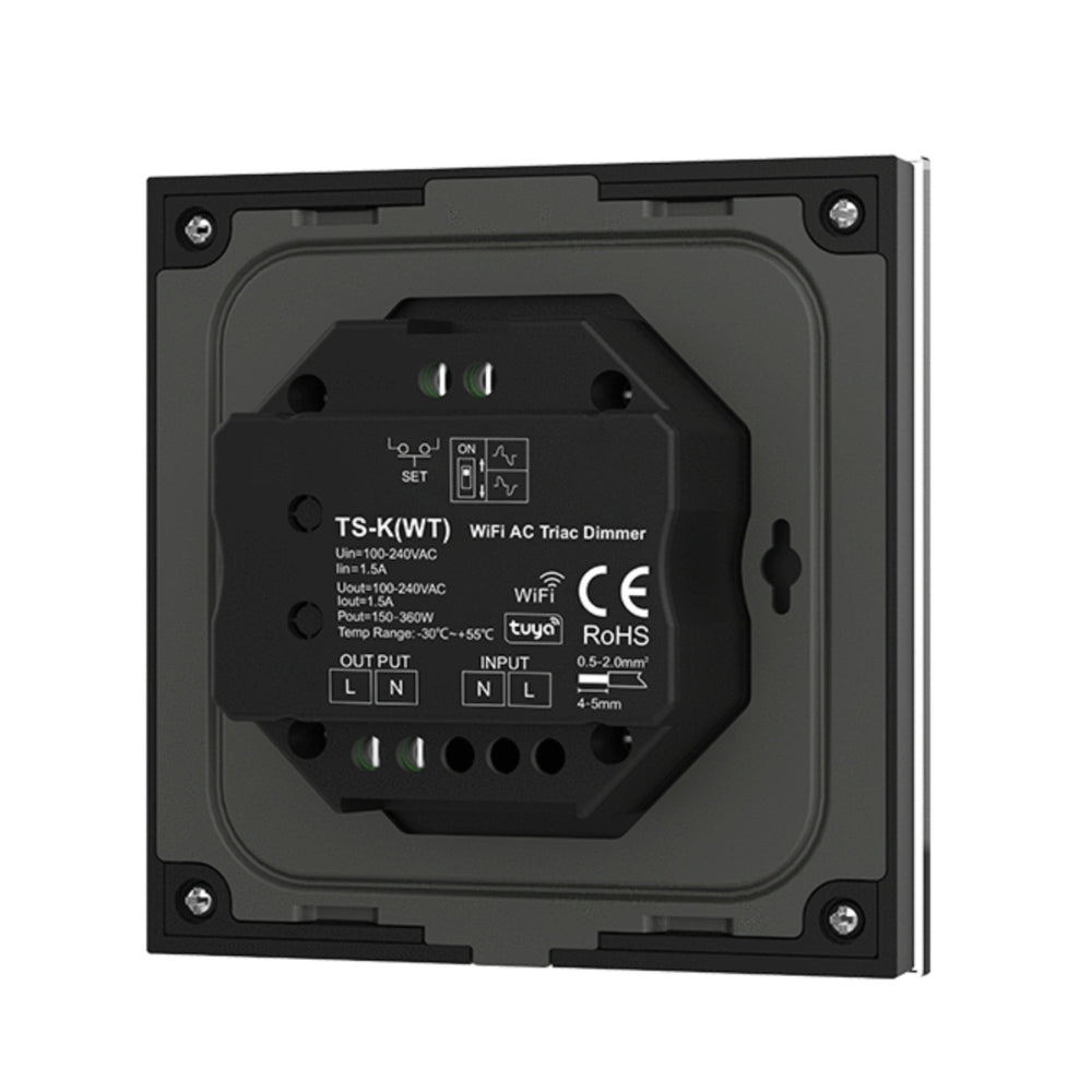 Skydance Rotary Panel WiFi Triac Dimmer TS-K(WT) BLACK