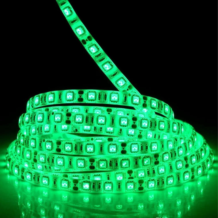 Single Led Green Single Colour Strip Lights 12V – ATOM LED
