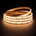 Warm White 2700K Special COB LED strip, 24V, 10mm wide, illuminated reel