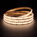 Warm White 3000K COB LED strip illuminated product reel