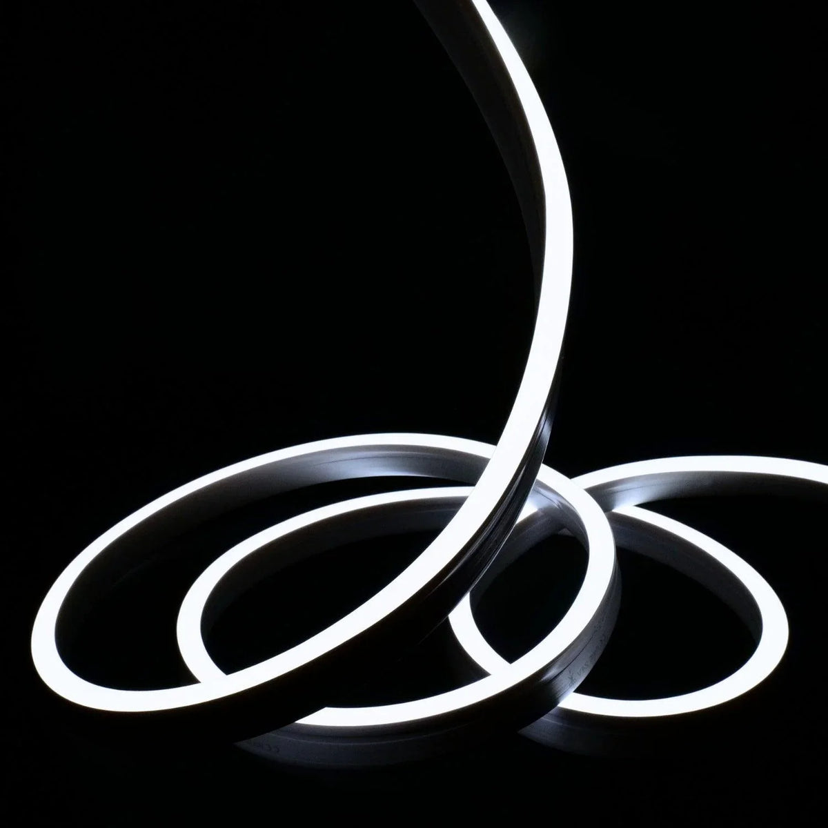 Extra Long Cool White LED Neon Flex 48V 10x20mm IP68 Waterproof 50m ...