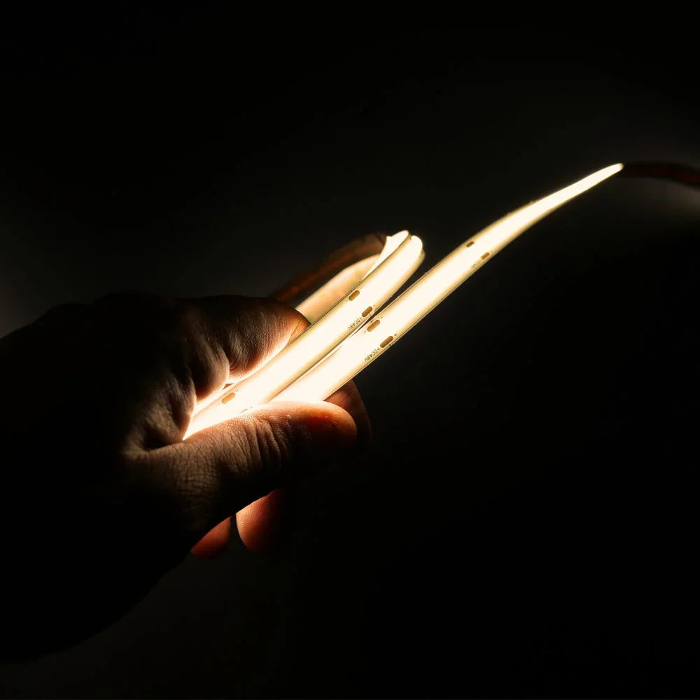 extra long Warm White 3000K COB LED Strip 24V 480LEDs/m IP20 20m Run