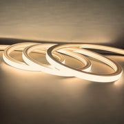 Warm White Neon Flex 3000K 16x16mm 220V 240V Top Bending IP65 10cm Cut with UK Plug - ATOM LED
