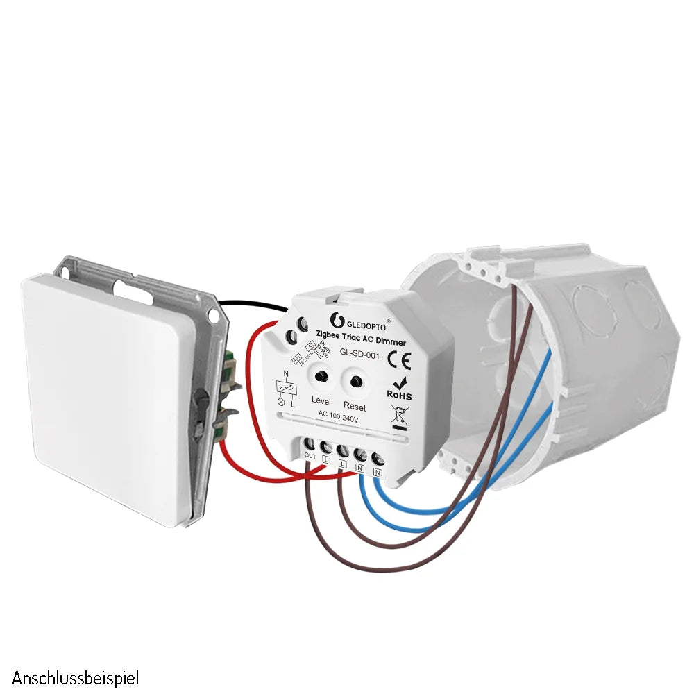 GLEDOPTO ZigBee Triac AC Dimmer GL-SD-001