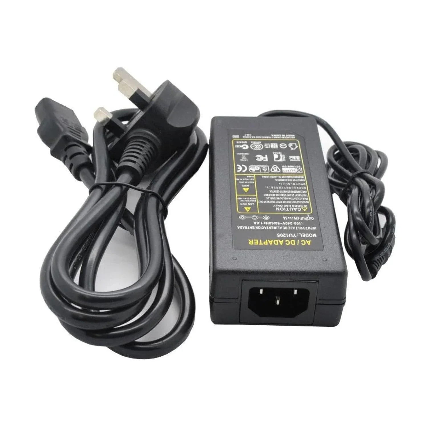 12V 5A 5 amp 60W AC/DC Power Supply Adaptor Transformer - ATOM LED