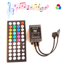RGB Neon Flex Rope Light 24V 8x18mm IP65 Waterproof with Music Controller Kit - ATOM LED