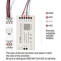 SP108E WiFi Controller DC 5V-24V for SK6812 SK6812-RGBW WS2812 WS2813 WS2811 AL2815 Digital Pixel Strip Light &  Neon Flex - ATOM LED