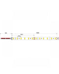 Cool White LED Strip Light 3000K 24V 240 LEDs/m 1200 LEDs IP20 Waterproof 5 Metre Strip - ATOM LED
