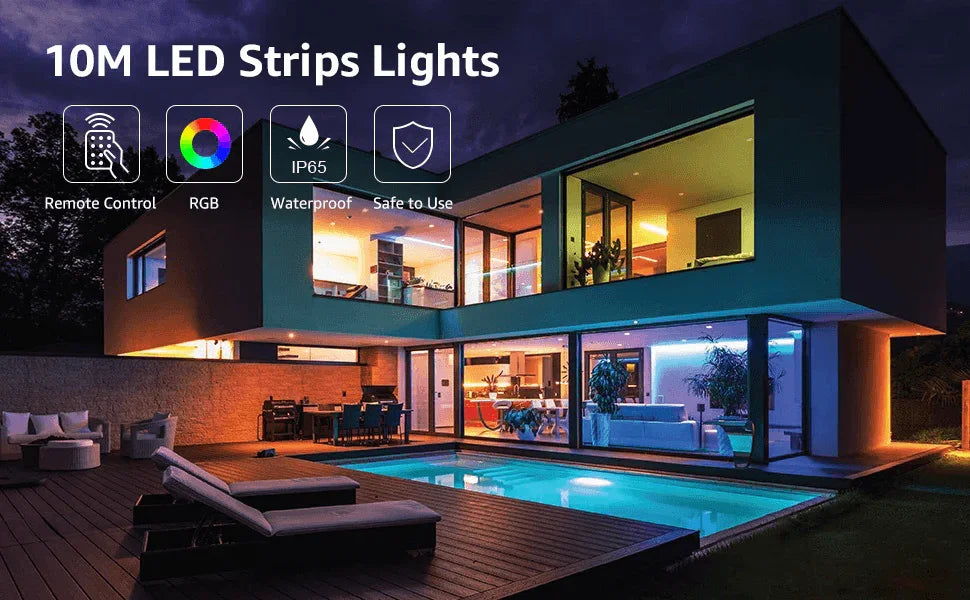 Rgb led house lights deals