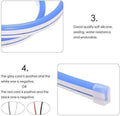 Mini Blue LED Neon Flex 6x12mm 12V 120LEDs/m IP65 Waterproof 2.5cm Kit - ATOM LED