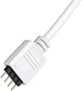 1 Metre DC 12V/24V RGB LED Strip Extension Cable LED Strip Connector 4 Pin Soldless Strip Jumper Cables Kit with Connector for 5050 3528 - ATOM LED